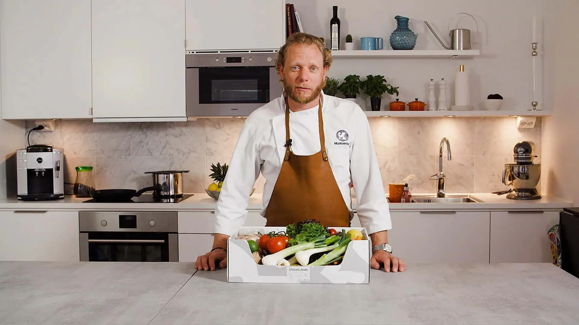 Matkasse med vegetariskt, fågel och fisk